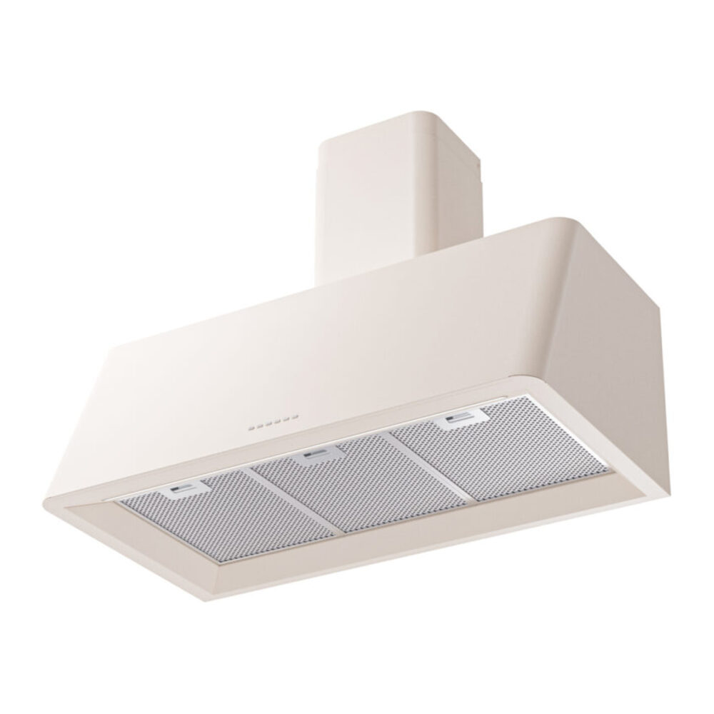 ILVE UAG36AW Nostalgie 36" Range Hood, bottom angled view