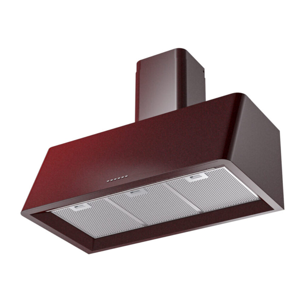 ILVE UAG36BU Nostalgie 36" Range Hood, bottom angled view