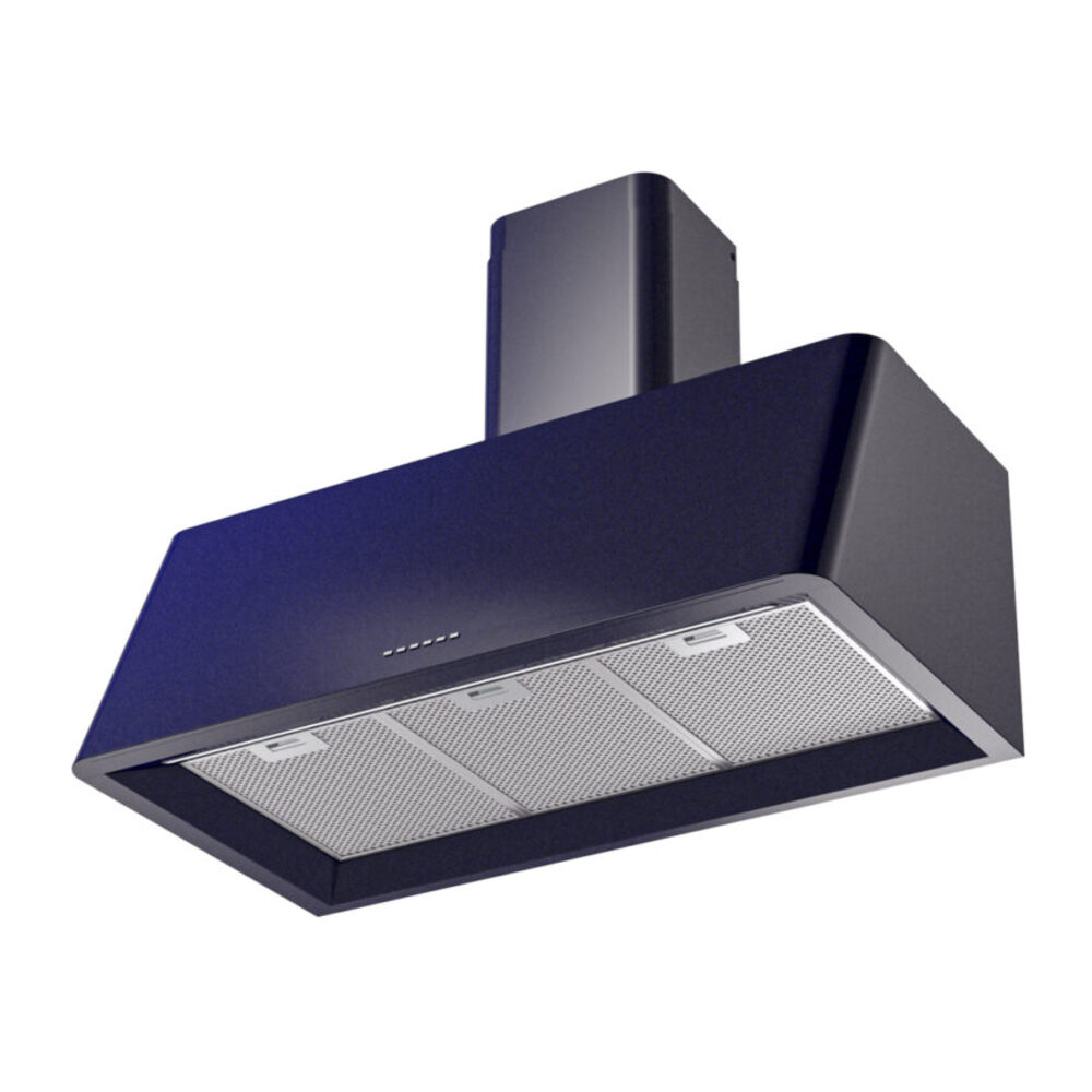 ILVE UAG36MB Nostalgie 36" Range Hood, bottom angled view