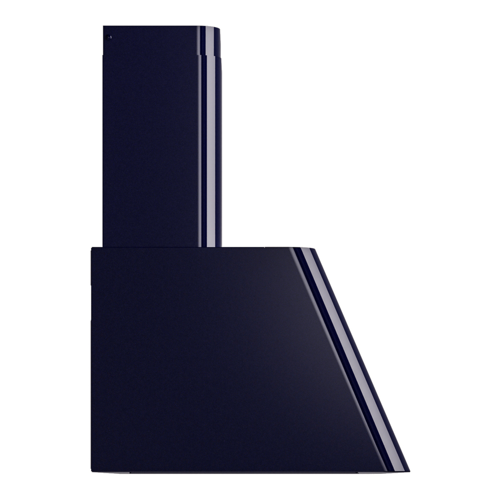 ILVE UAG40MB Nostalgie II 40 inch Wall Mount Range Hood with 600 CFM, 3 Speed + Intensive, Front LED Light Bar (Midnight Blue) 4 ILVE UAG40MB Nostalgie 40" Range Hood, side view