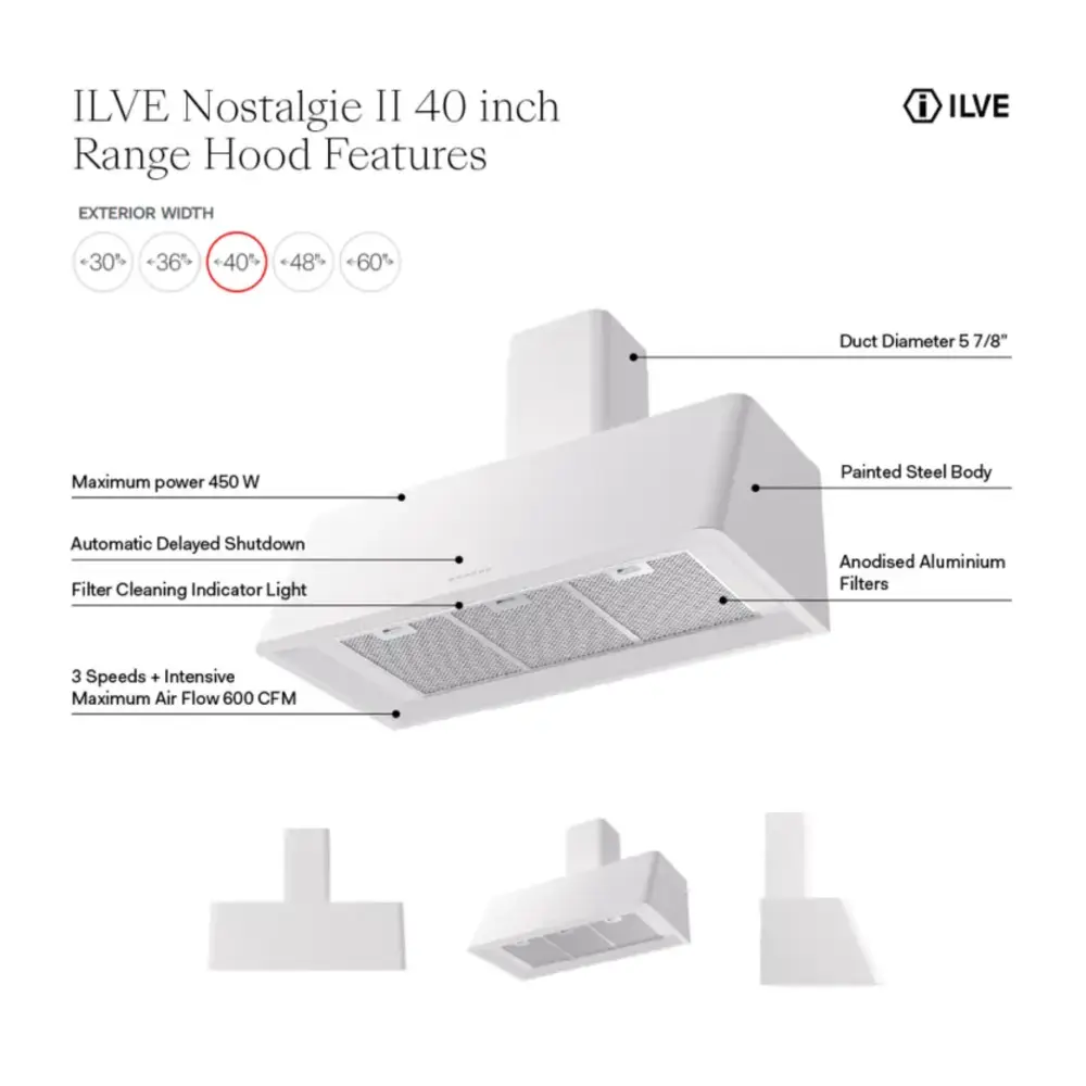 UAG40SS - hood features