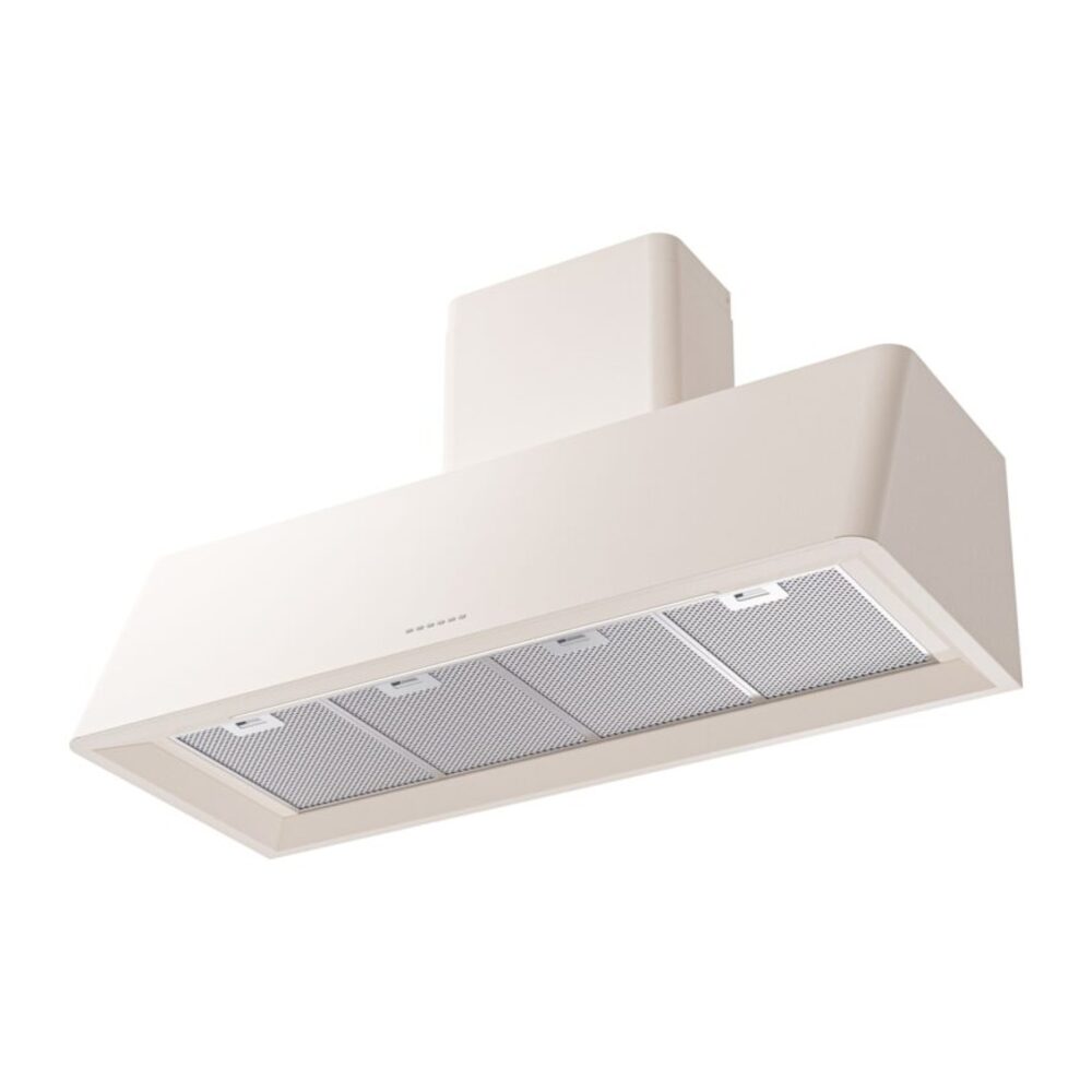 ILVE UAG48AW Nostalgie 48" Range Hood, bottom angled view