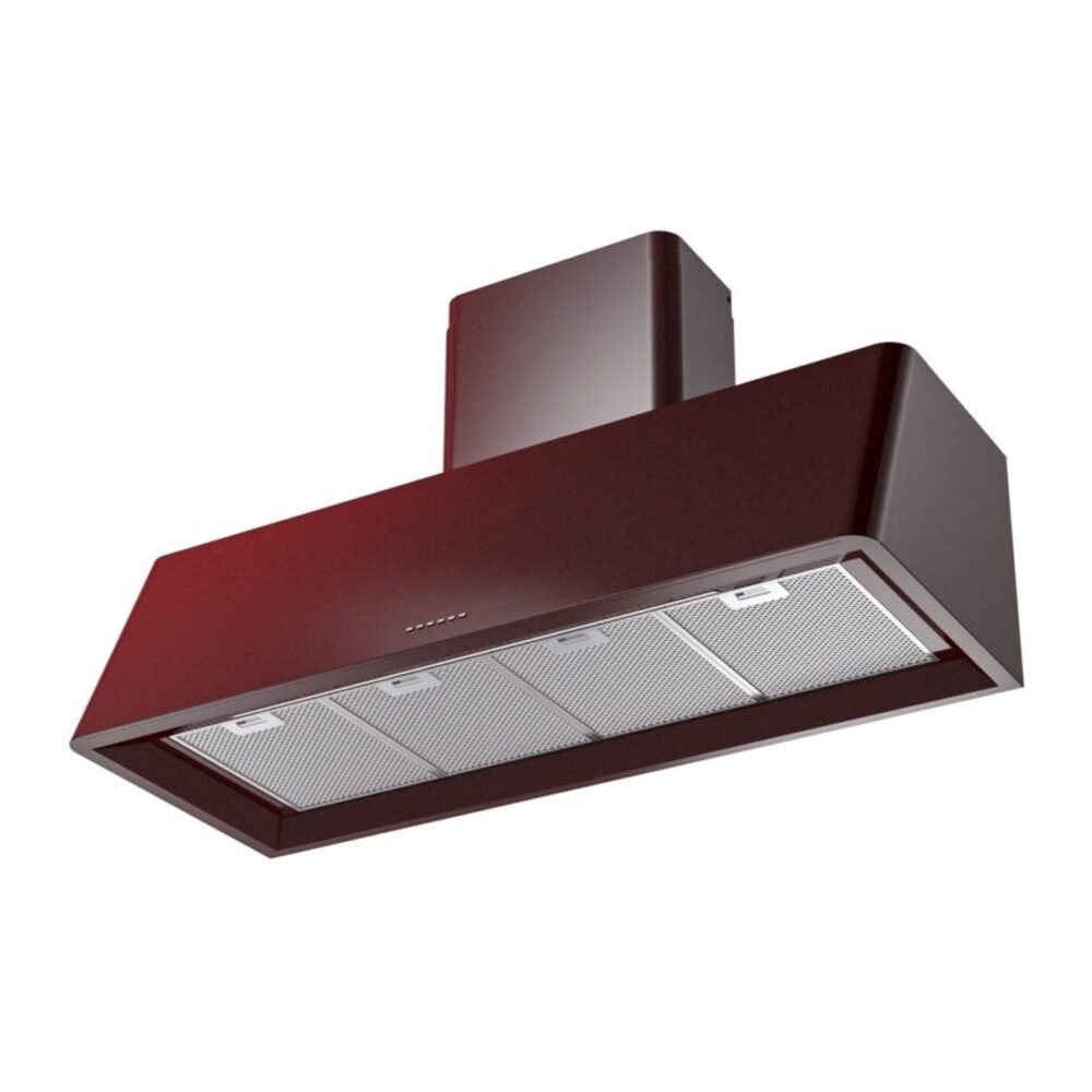 ILVE UAG48BU Nostalgie 48" Range Hood, bottom angled view