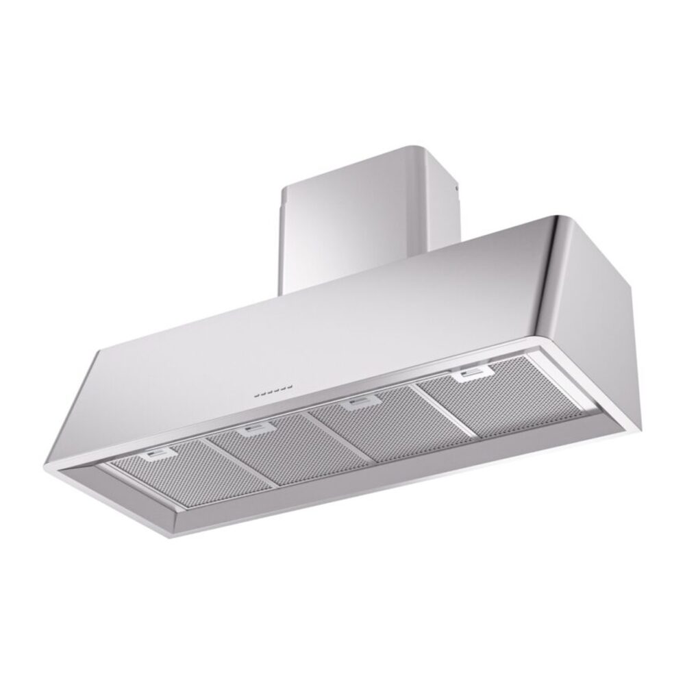 ILVE UAG48SS Nostalgie 48" Range Hood, bottom angled view