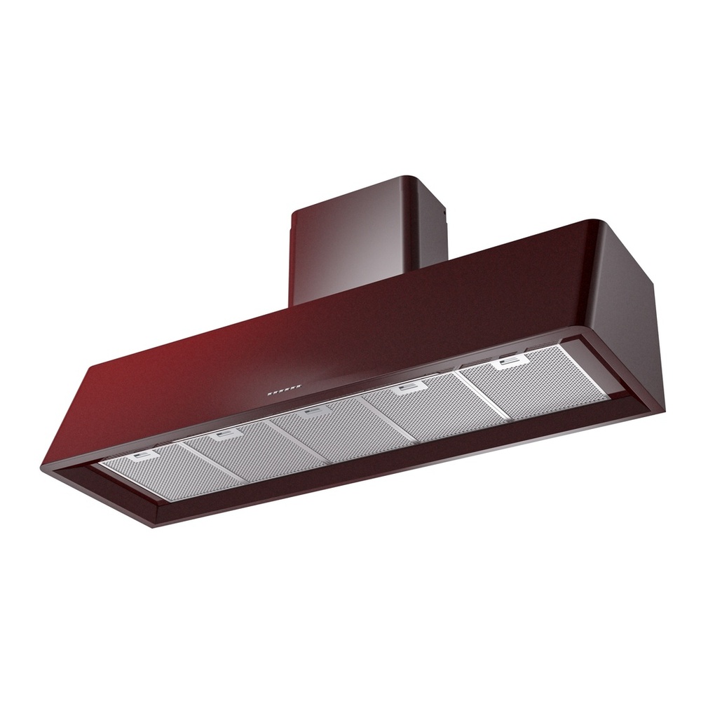 ILVE UAG60BU Nostalgie 60" Range Hood, bottom angled view