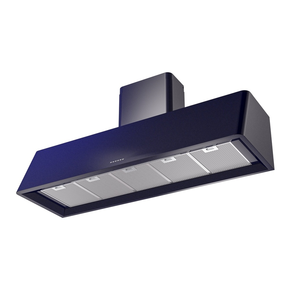 ILVE UAG60MB Nostalgie 60" Range Hood, bottom angled view