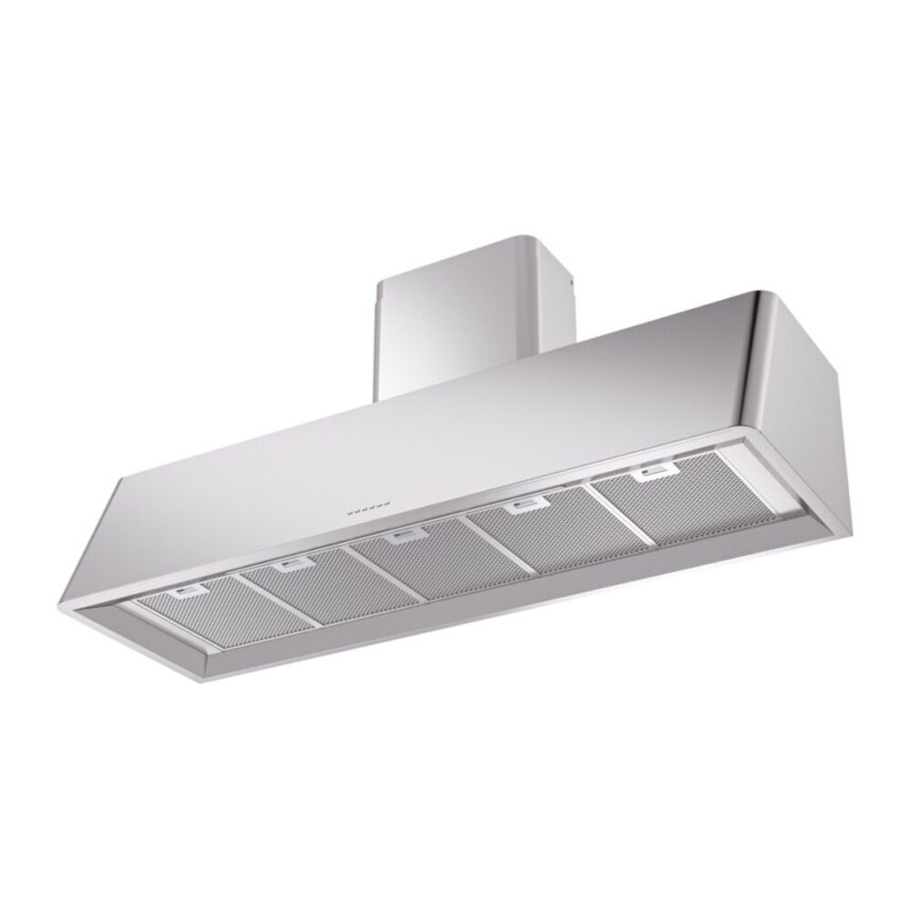 ILVE UAG60SS Nostalgie 60" Range Hood, bottom angled view