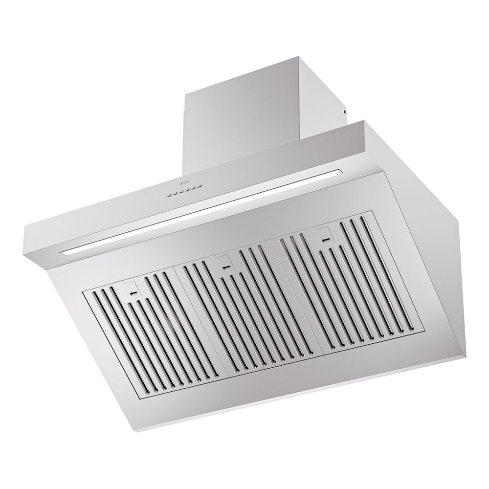 ILVE_UAGQ36SS_Professional_Plus_II_Range_Hood_Angled_View