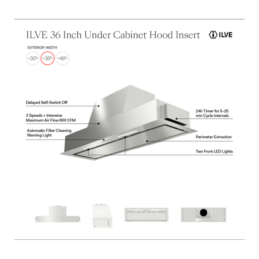 ILVE UAI3606SS infographic