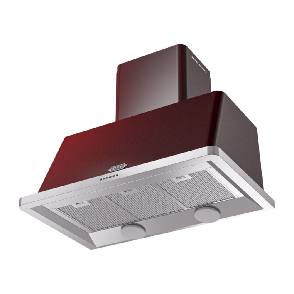 ILVE UAM100BU Majestic 40" Range Hood, bottom angled view