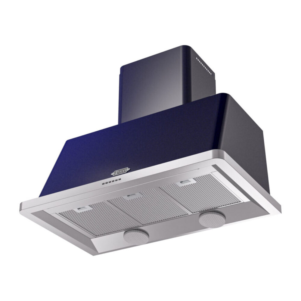 ILVE UAM100MB Majestic 40" Range Hood, bottom angled view