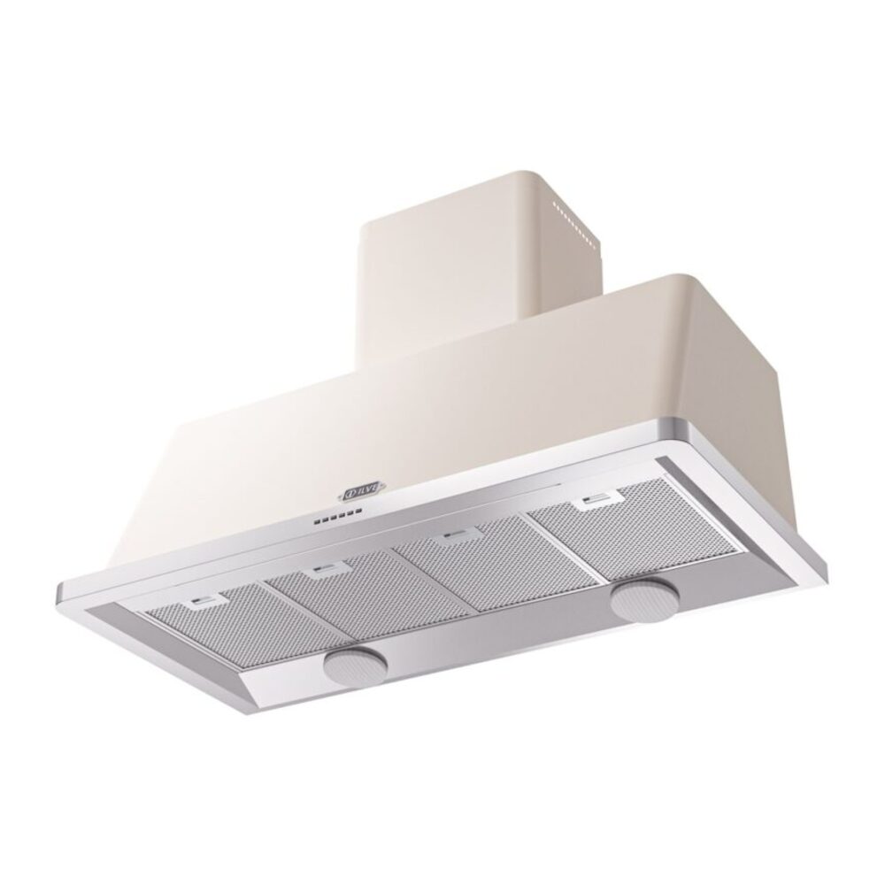 ILVE UAM120AW Majestic 48" Range Hood, bottom angled view