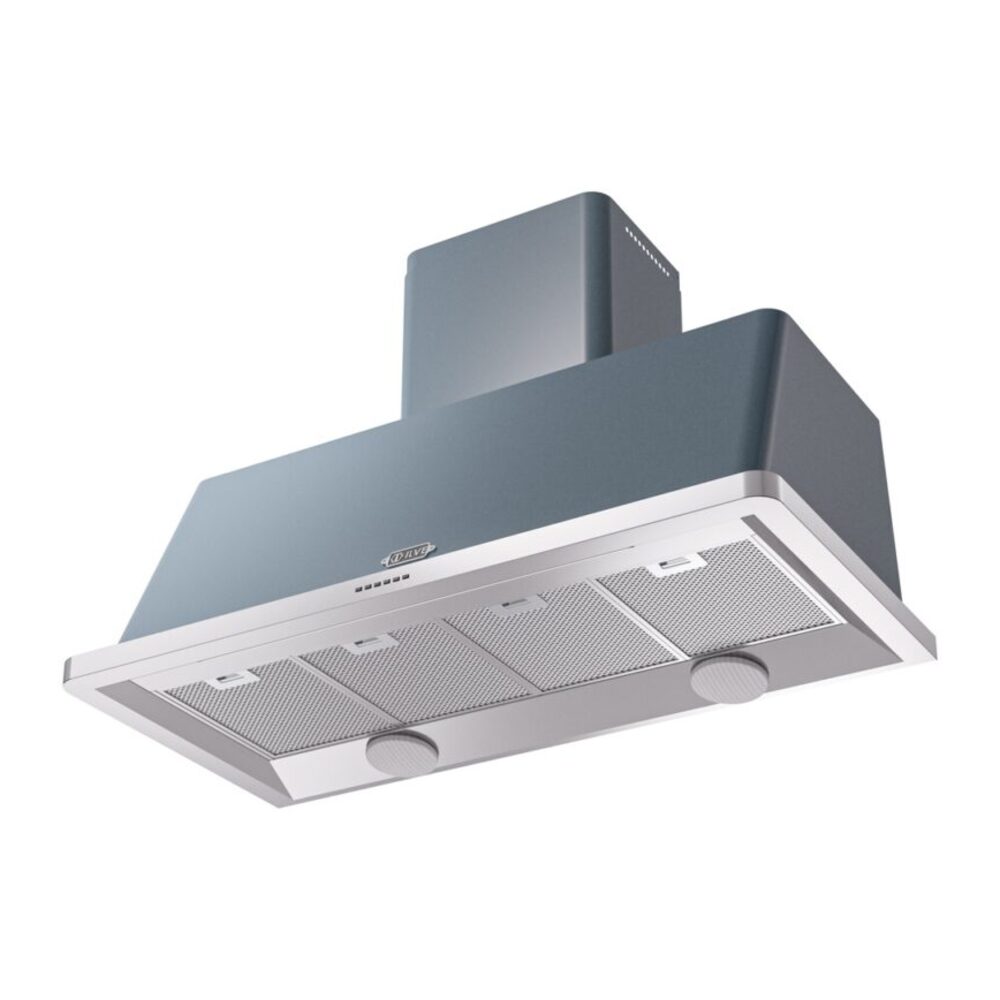 ILVE UAM120BG Majestic 48" Range Hood, bottom angled view