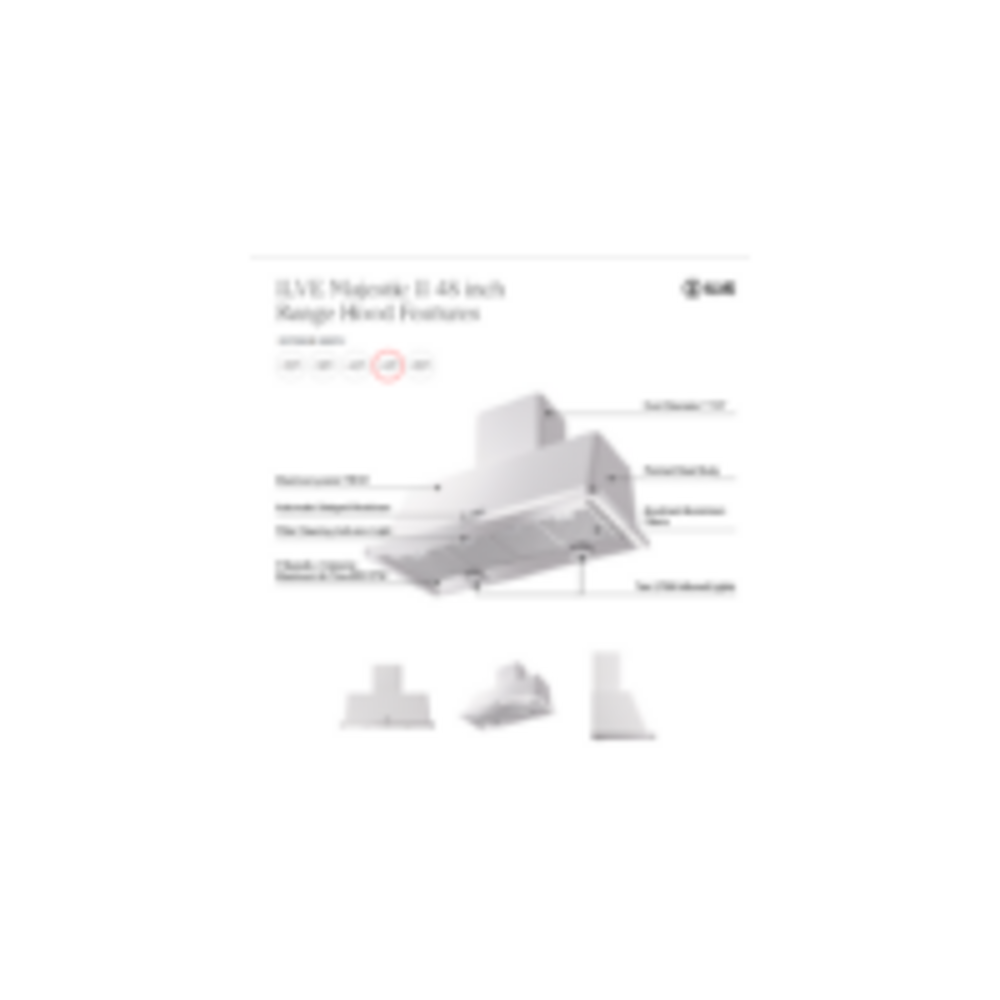 UAM120BK - Hood Features