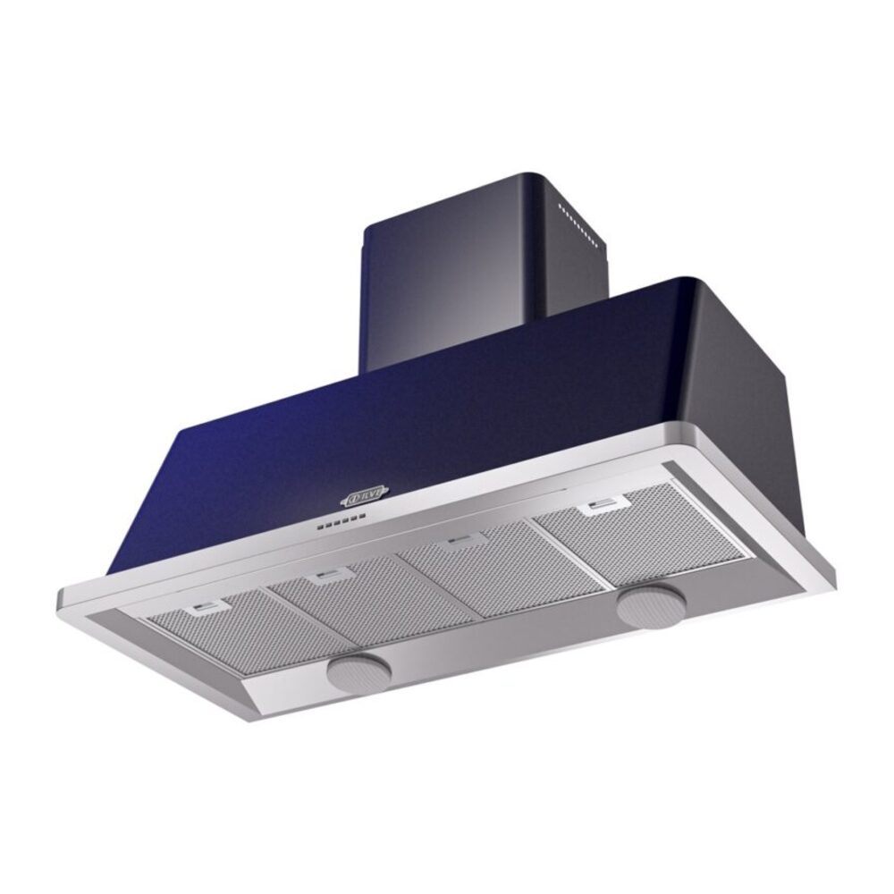 ILVE UAM120MB Majestic 48" Range Hood, bottom angled view