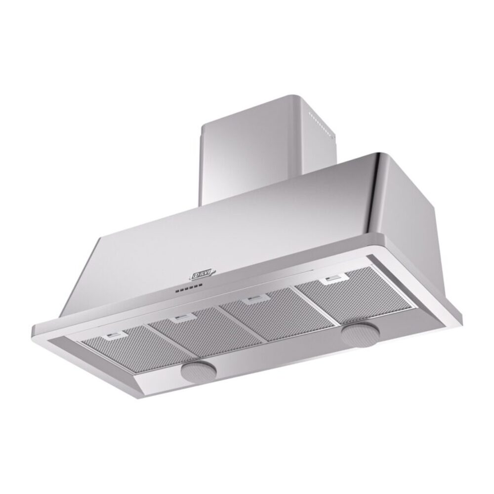 ILVE UAM120SS Majestic 48" Range Hood, bottom angled view