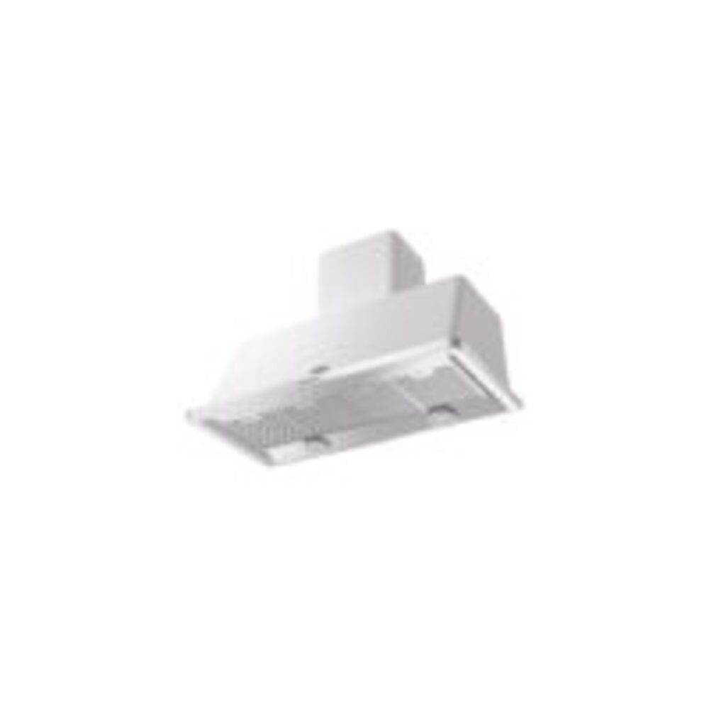 ILVE UAM120WH Majestic 48" Range Hood, bottom angled view