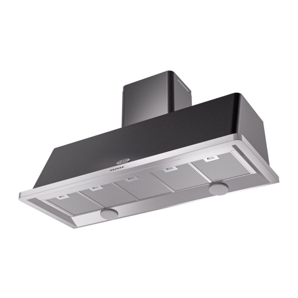ILVE UAM150BK Majestic 60" Range Hood, bottom angled view