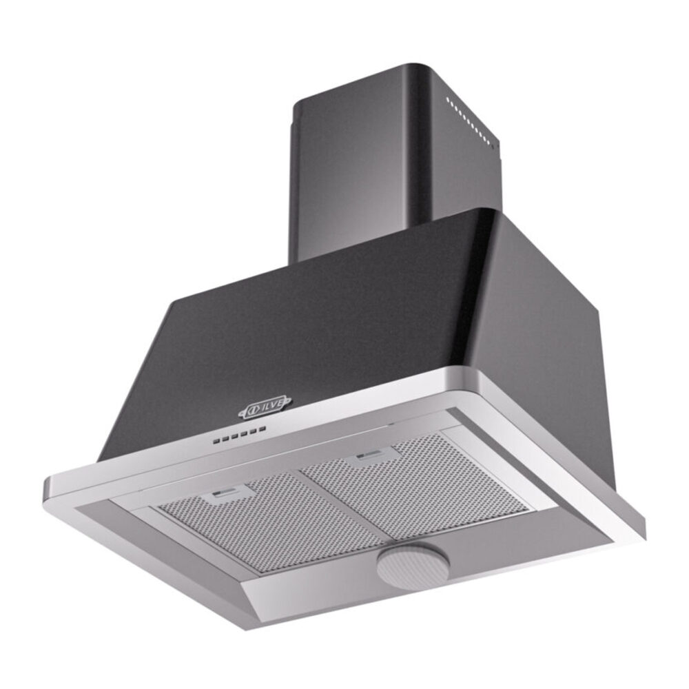 ILVE UAM76BK Majestic 30" Range Hood, bottom angled view