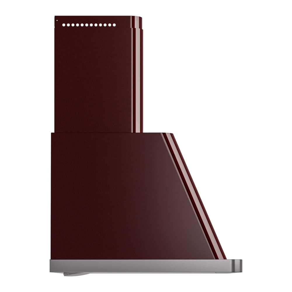 ILVE UAM76BU Majestic II 30 inch Range Hood (Burgundy) 4 ILVE UAM76BU Majestic 30" Range Hood, side view