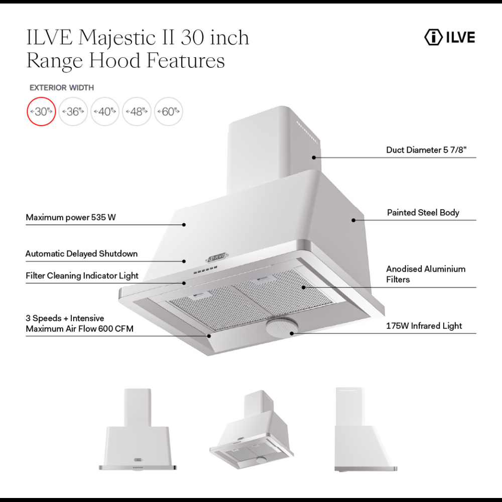UAM76MG - Hood Features