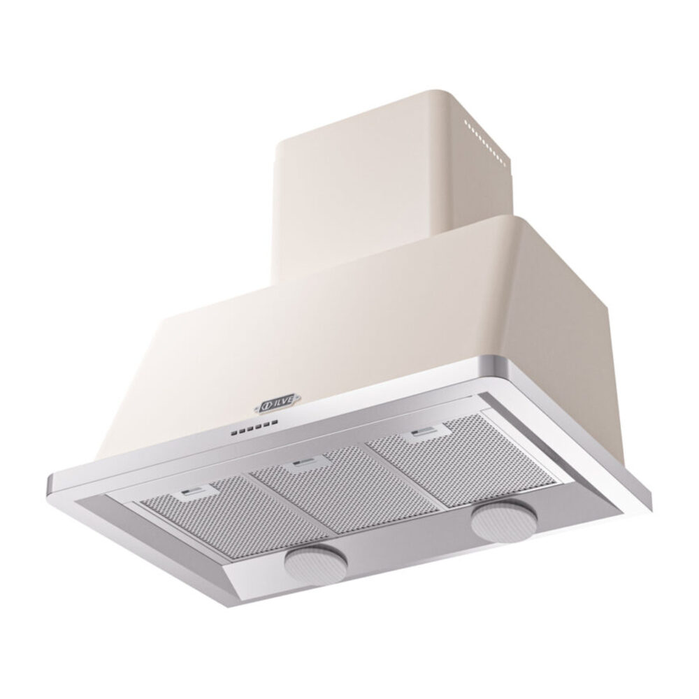 ILVE UAM90AW Majestic 36" Range Hood, bottom angled view