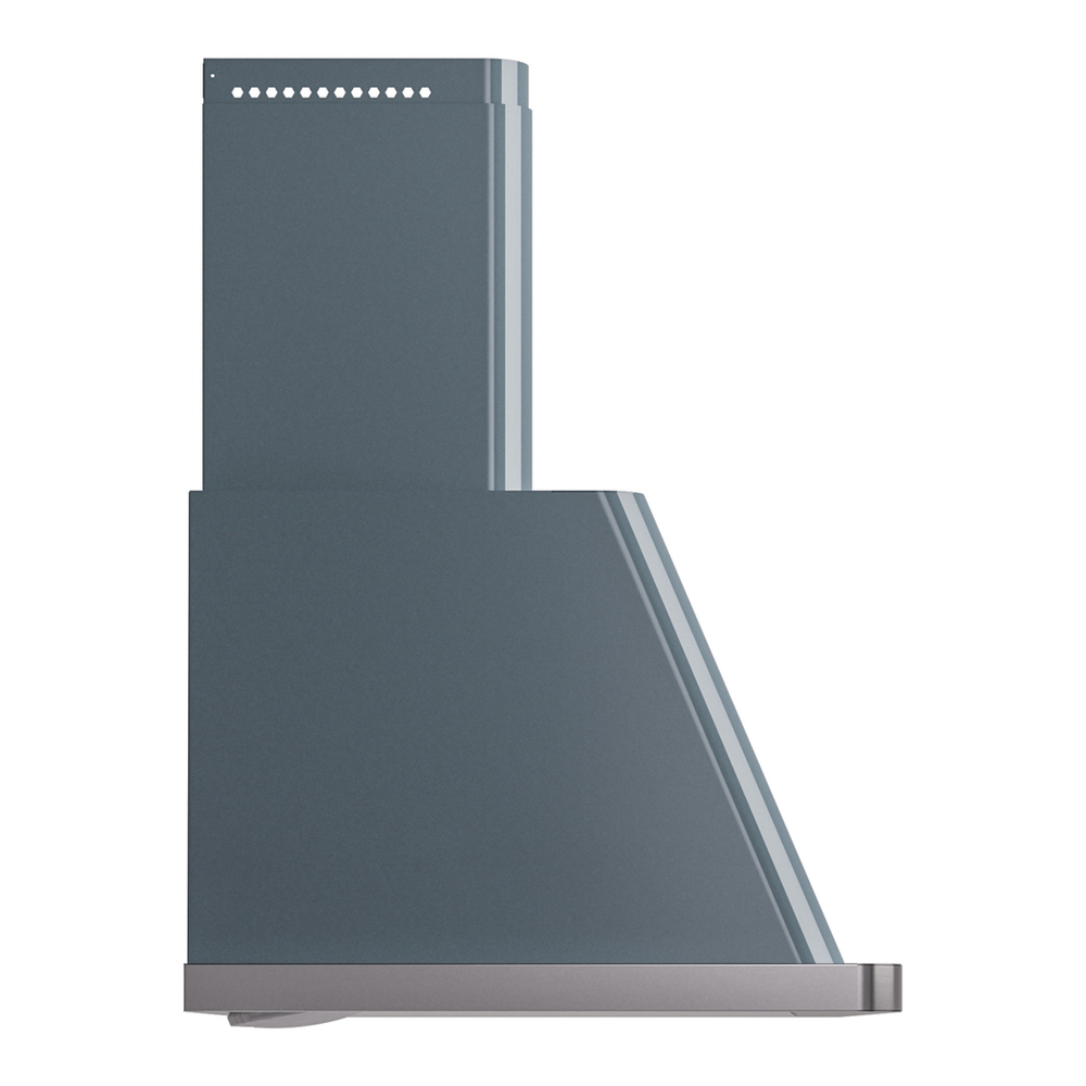 ILVE UAM90BG Majestic II 36 inch Range Hood (Blue Grey) 4 ILVE UAM90BG Majestic 36" Range Hood, side view