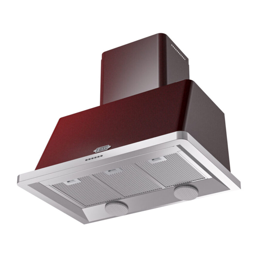 ILVE UAM90BU Majestic 36" Range Hood, bottom angled view