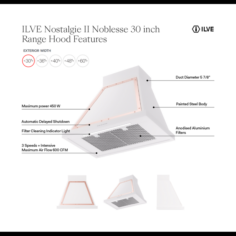 UANB30SSP - Hood Features