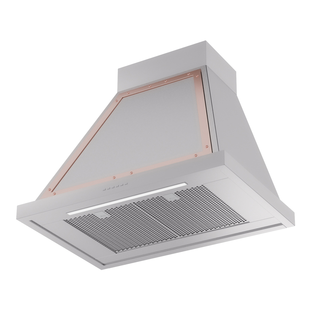 ILVE UANB30SSP Nostalgie Noblesse 30" Range Hood, bottom angled view