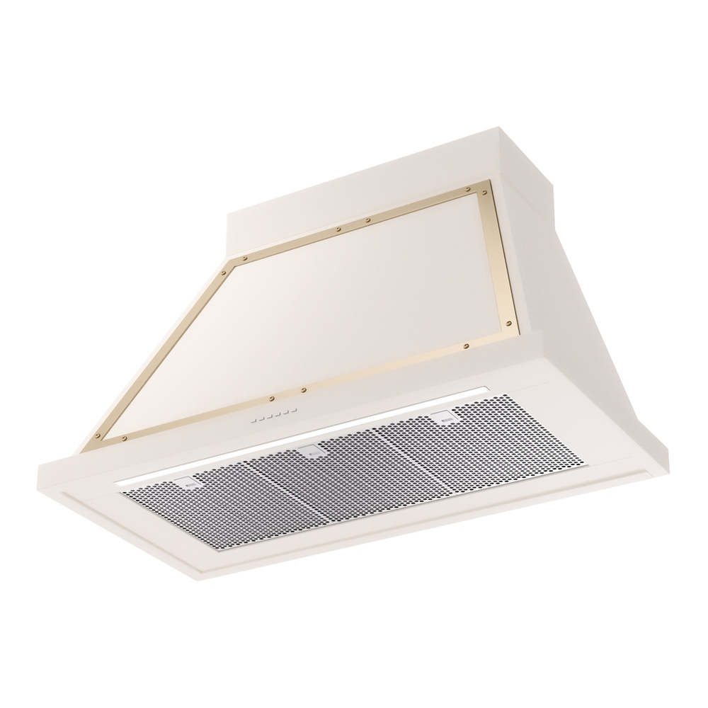 ILVE UANB40AWG Nostalgie Noblesse 40" Range Hood, bottom angled view