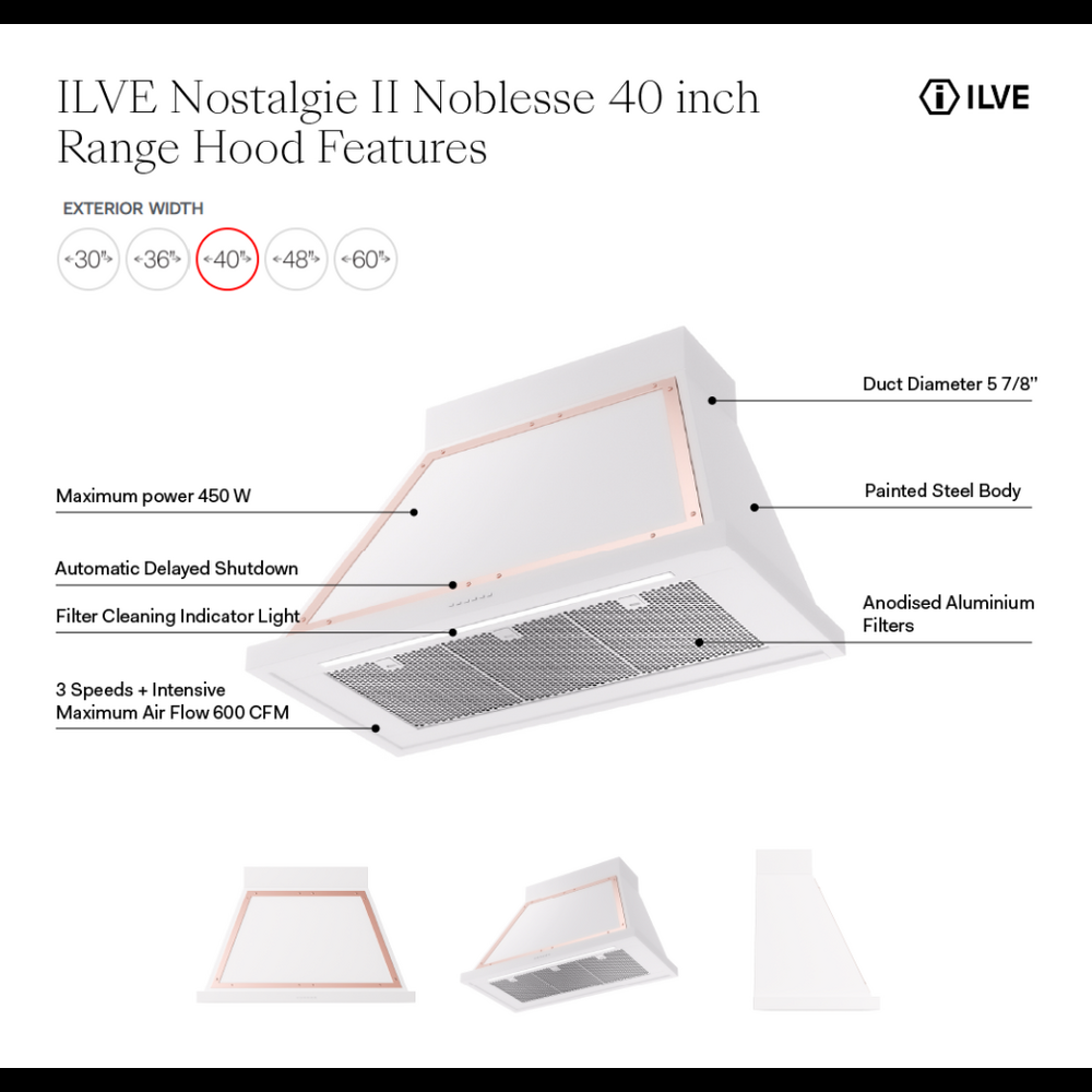 UANB40MBG - Hood Features