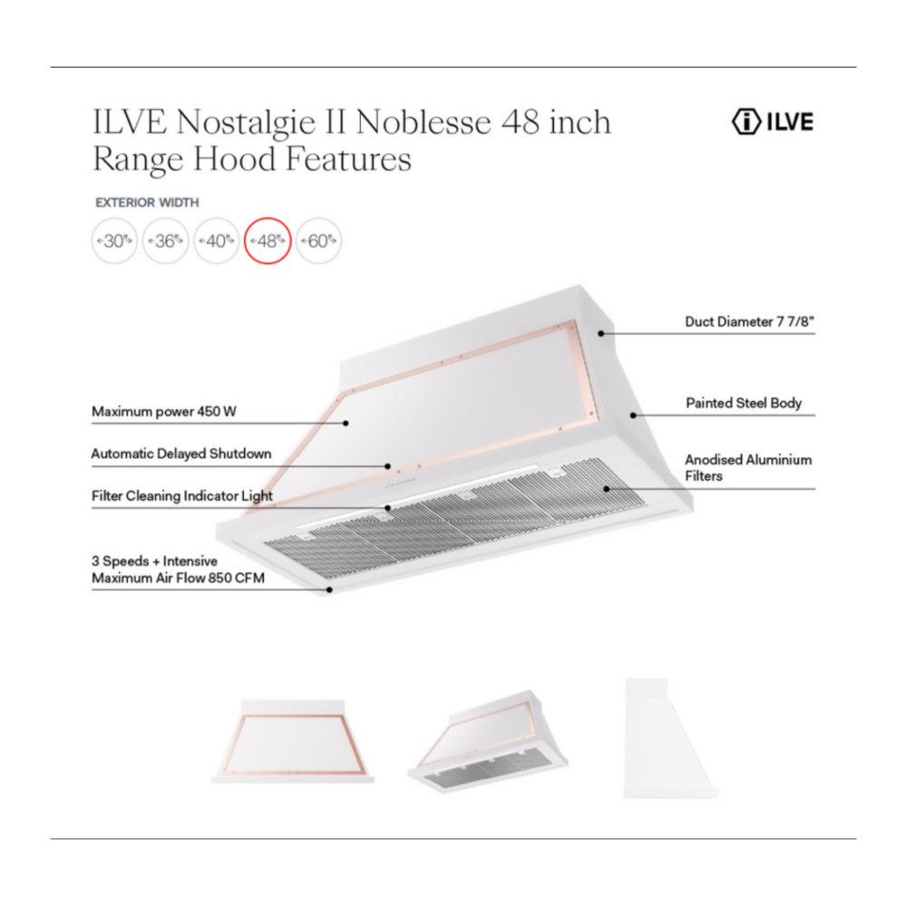 UANB48AWP - Hood Features