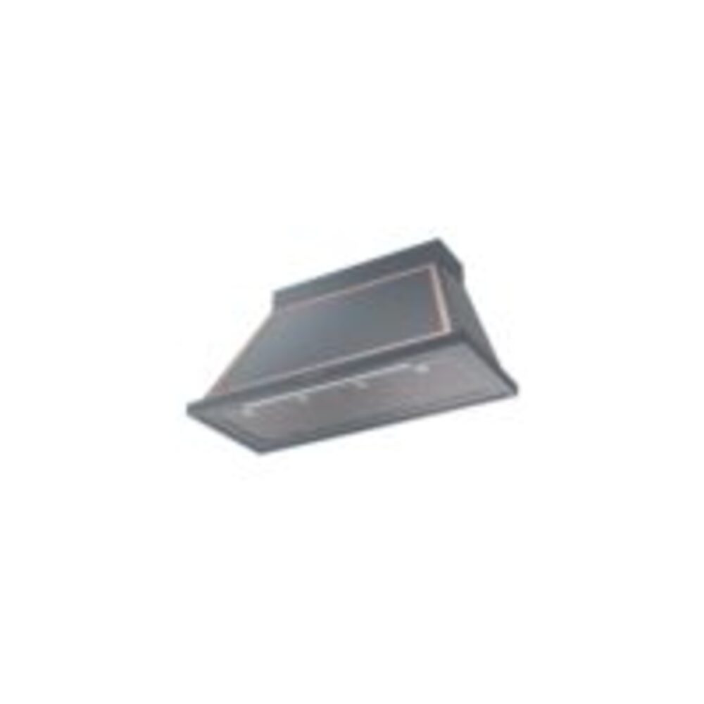 ILVE UANB48BGP Nostalgie Noblesse 48" Range Hood, bottom angled view