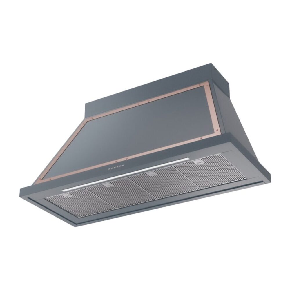 ILVE UANB48BGP Nostalgie Noblesse 48" Range Hood, bottom angled view
