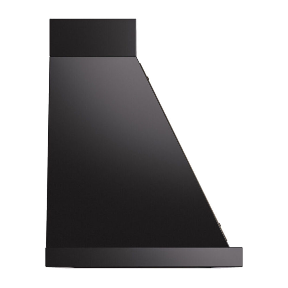 ILVE UANB48BKB Nostalgie Noblesse 48" Range Hood, side view