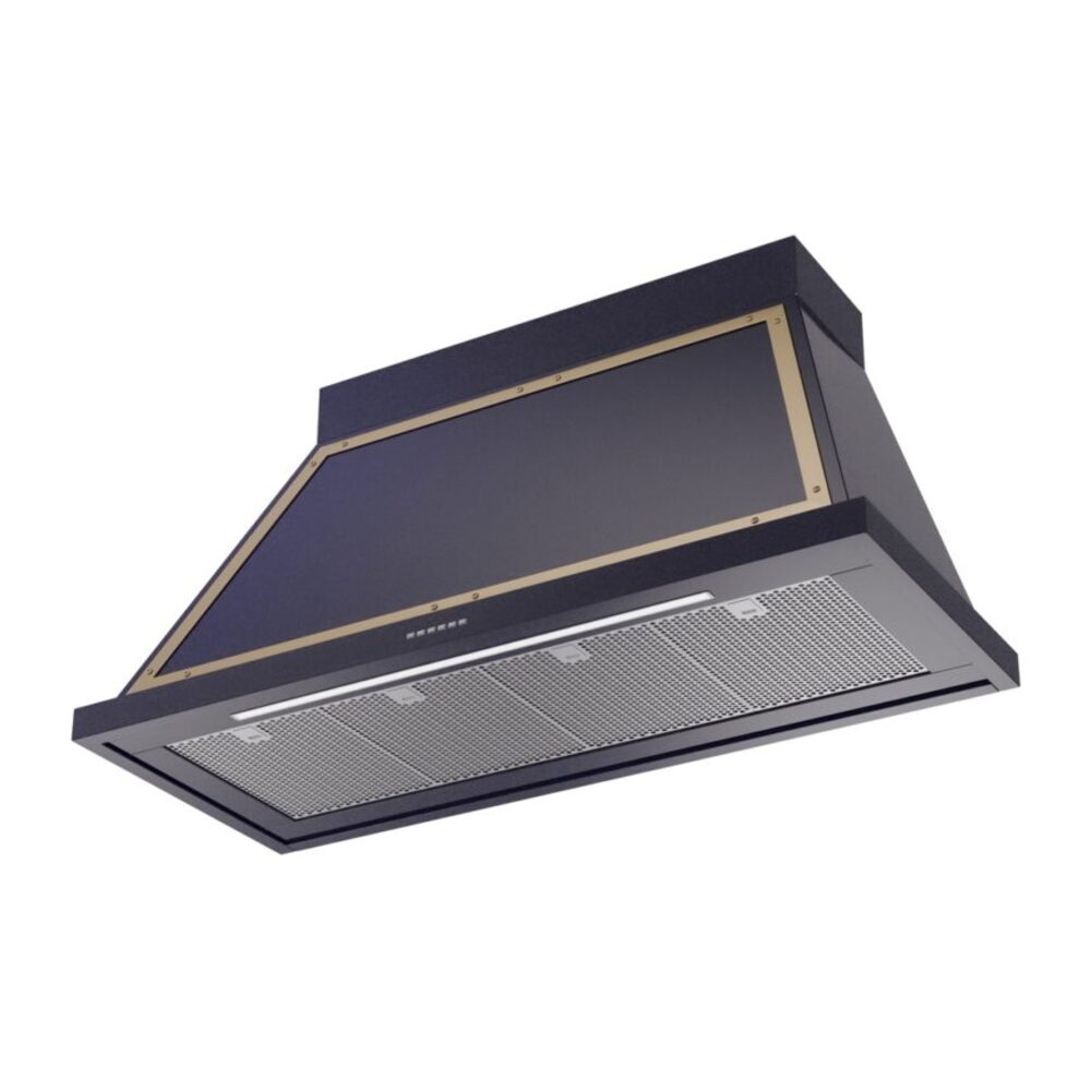 ILVE UANB48MBG Nostalgie Noblesse 48" Range Hood, bottom angled view