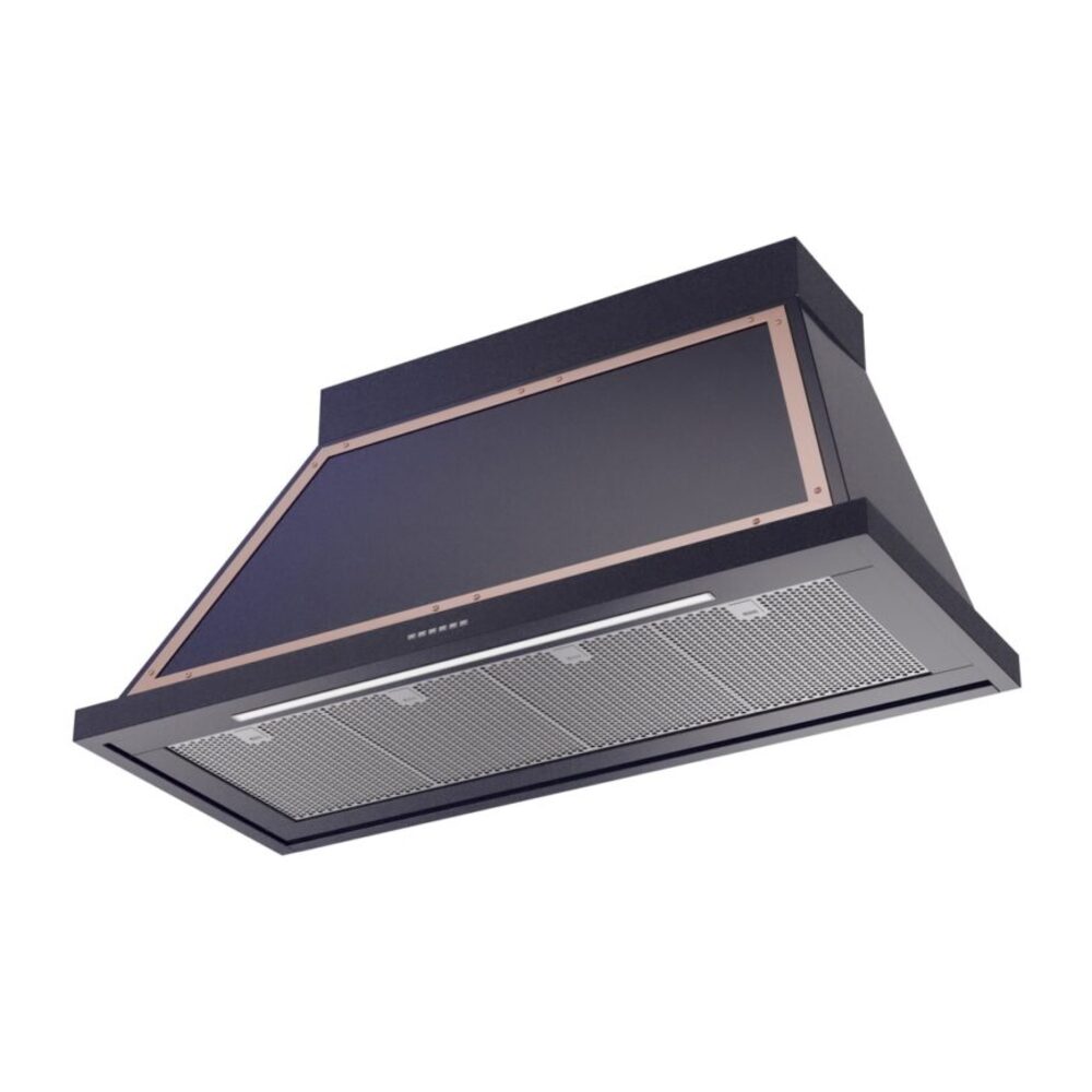 ILVE UANB48MBP Nostalgie Noblesse 48" Range Hood, bottom angled view