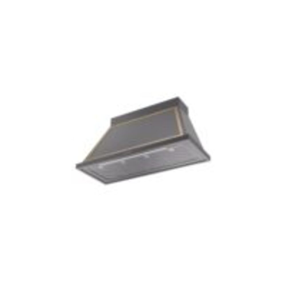 ILVE UANB48MGG Nostalgie Noblesse 48" Range Hood, bottom angled view