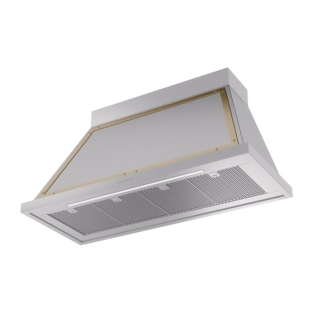 ILVE UANB48SSG Nostalgie Noblesse 48" Range Hood, bottom angled view