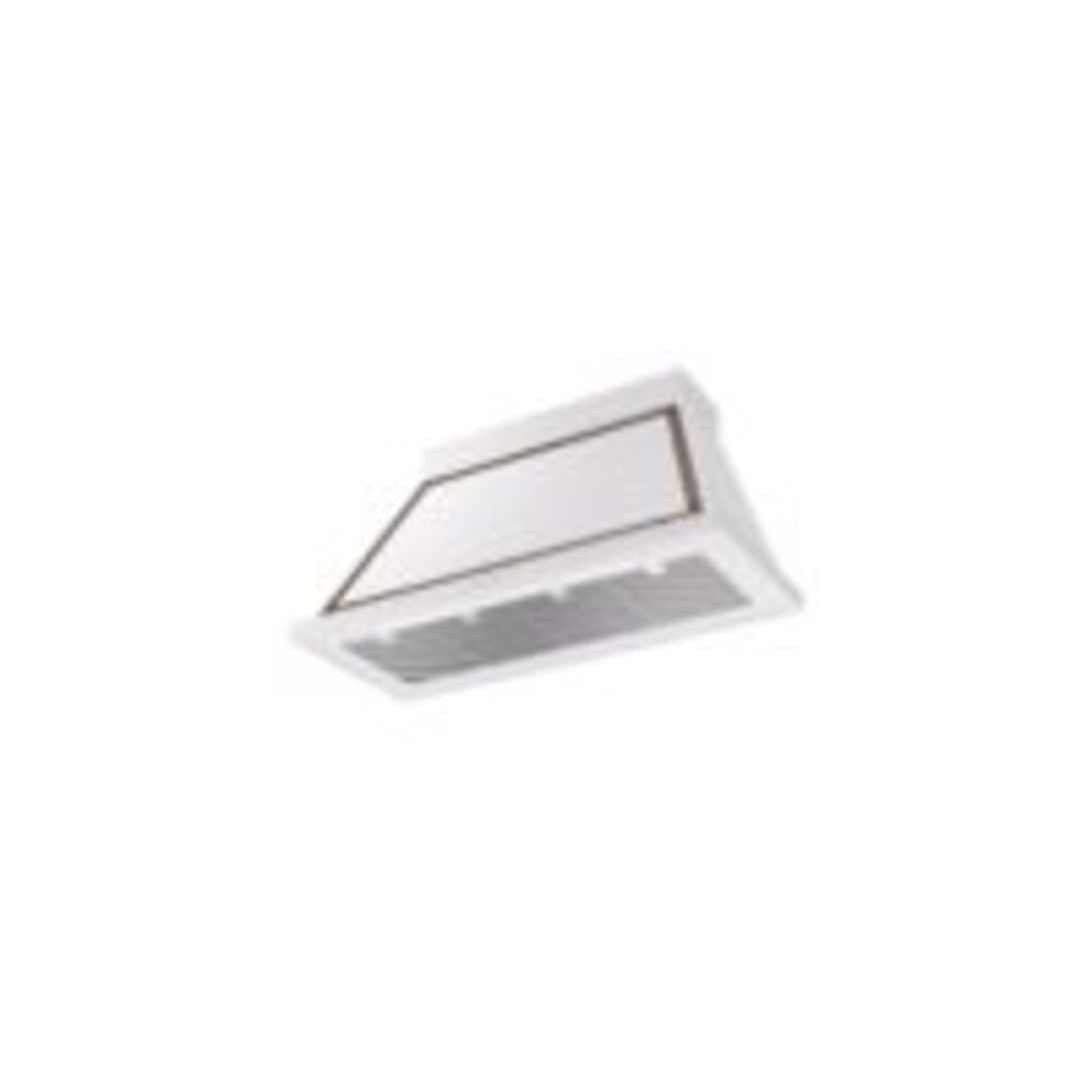 ILVE UANB48WHB Nostalgie Noblesse 48" Range Hood, bottom angled view