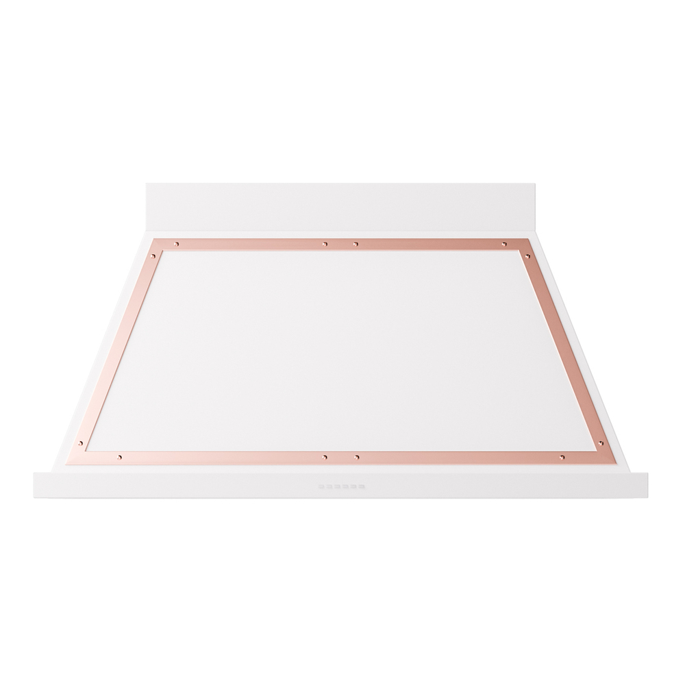 ILVE UANB48WHP Nostalgie II Noblesse 48 inch Range Hood with 600 CFM (White, Copper) 1 UANB48WHP