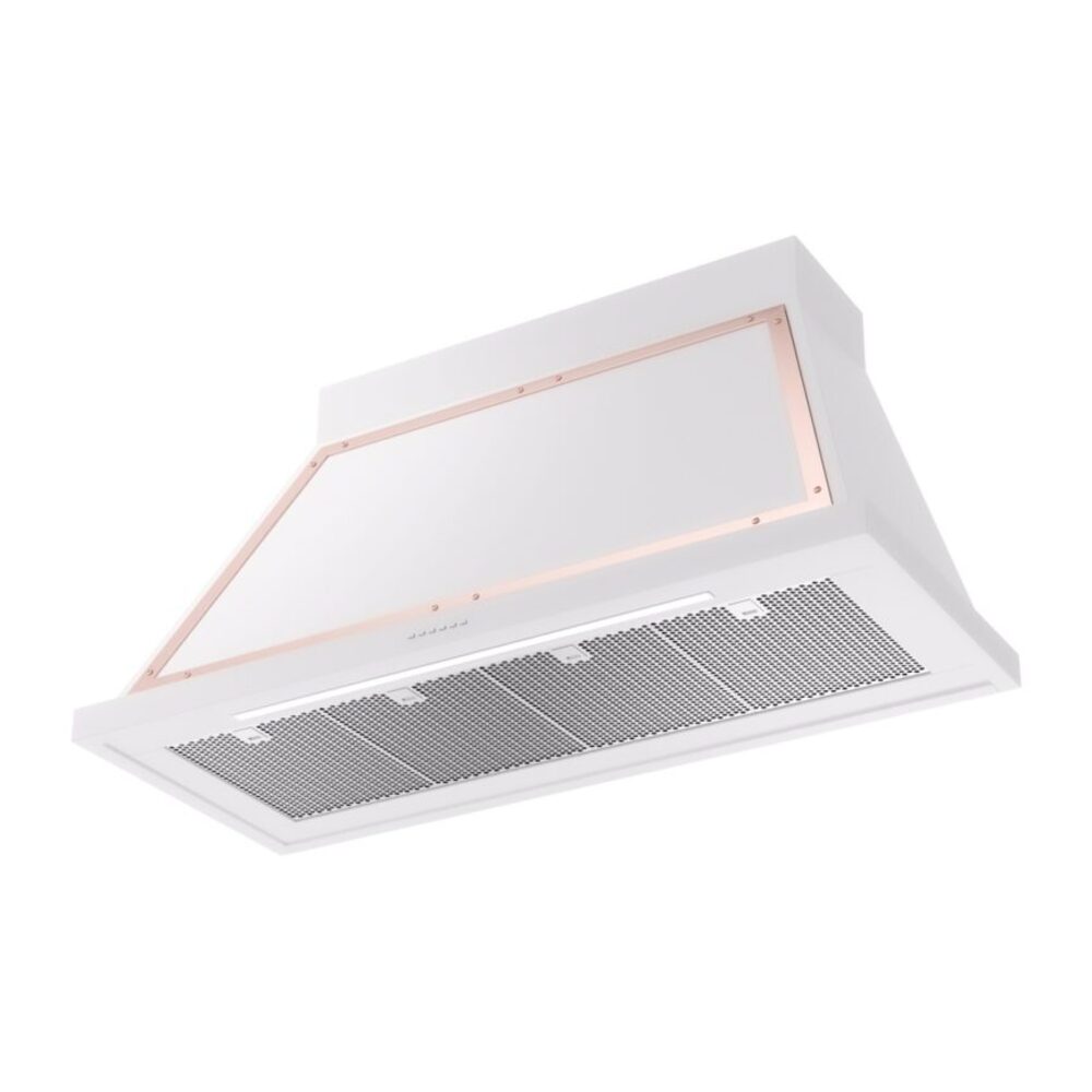 ILVE UANB48WHP Nostalgie Noblesse 48" Range Hood, bottom angled view