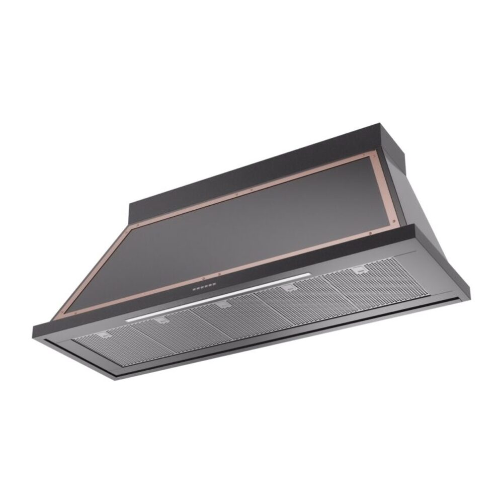 ILVE UANB60BKP Nostalgie Noblesse 60" Range Hood, bottom angled view