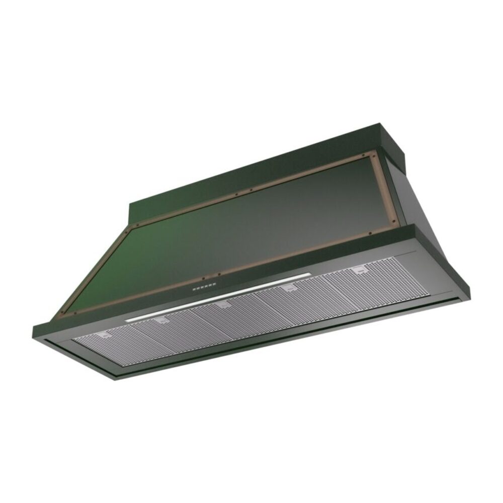 ILVE UANB60EGB Nostalgie Noblesse 60" Range Hood, bottom angled view