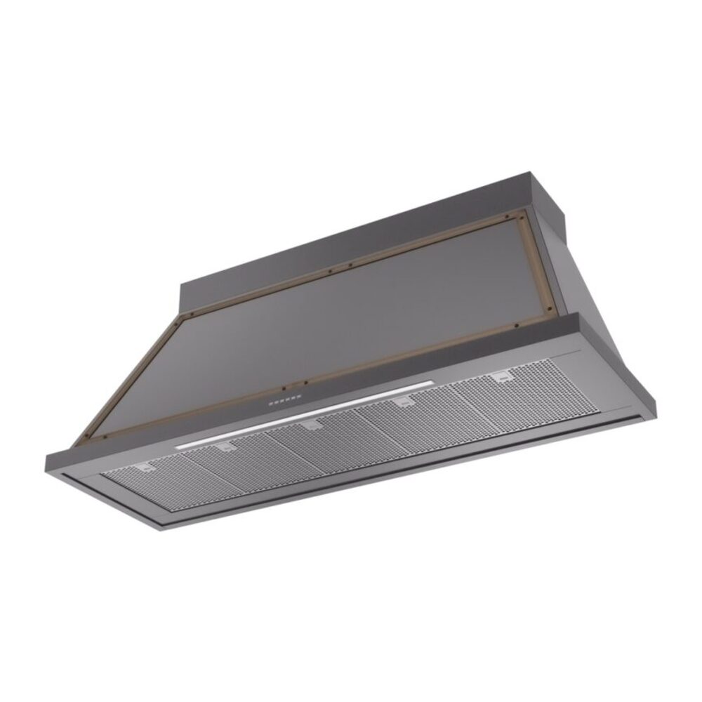 ILVE UANB60MGB Nostalgie Noblesse 60" Range Hood, bottom angled view