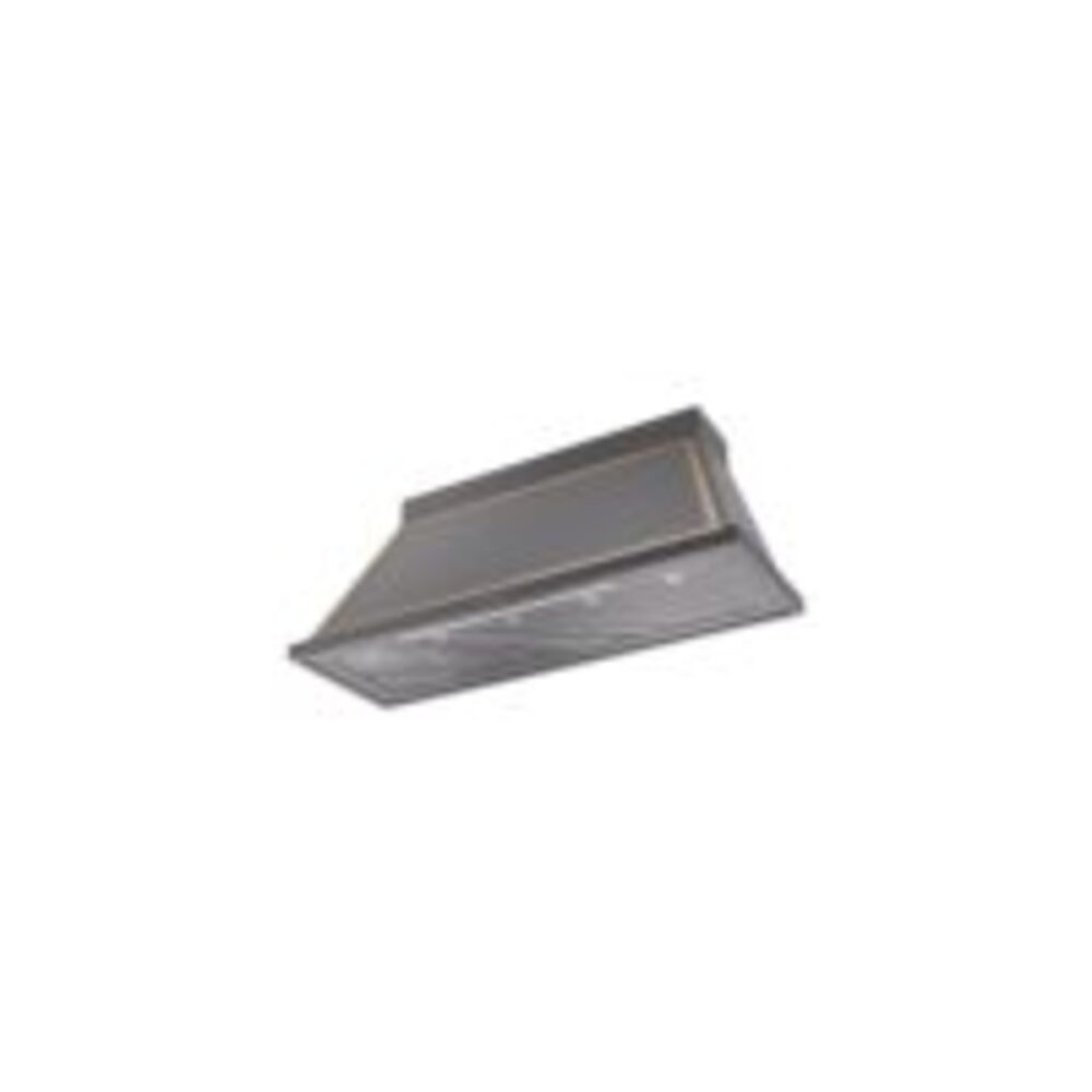 ILVE UANB60MGG Nostalgie Noblesse 60" Range Hood, bottom angled view