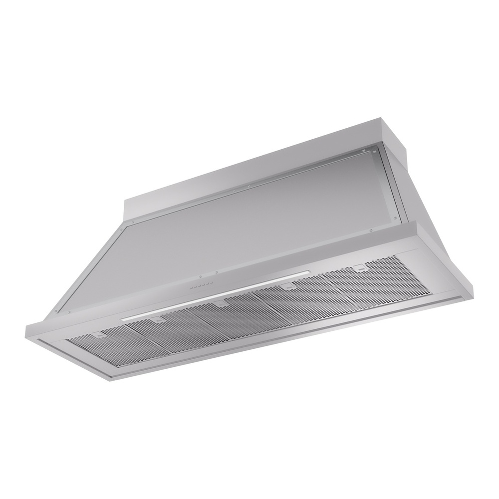ILVE UANB60SSC Nostalgie II Noblesse 60 inch Range Hood with 600 CFM (Stainless Steel, Chrome) 3 ILVE UANB60SSC Nostalgie Noblesse 60" Range Hood, bottom angled view