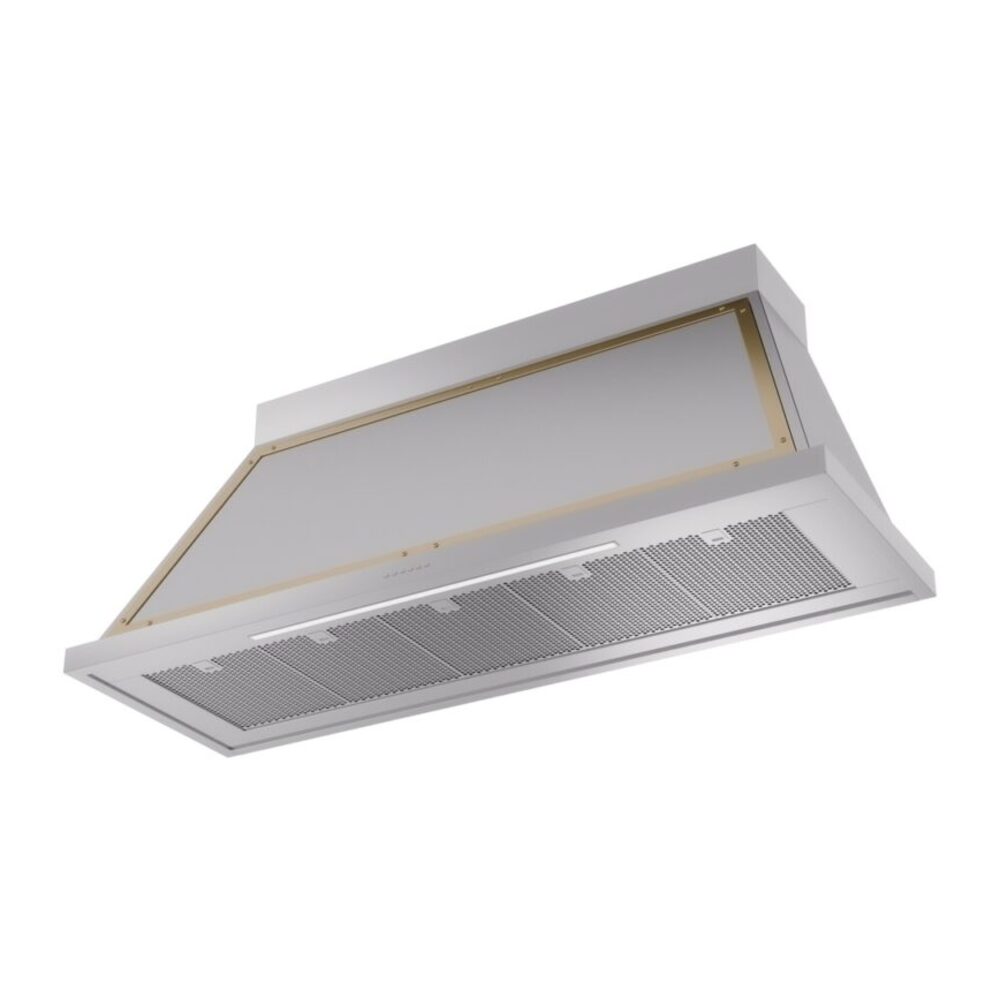 ILVE UANB60SSG Nostalgie Noblesse 60" Range Hood, bottom angled view