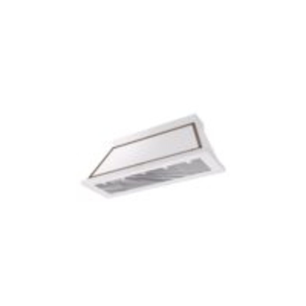 ILVE UANB60WHB Nostalgie Noblesse 60" Range Hood, bottom angled view